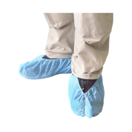 Skid Resistant Shoe Covers Blue - Large (Pack of 100) – PPE | Globe Commercial Products