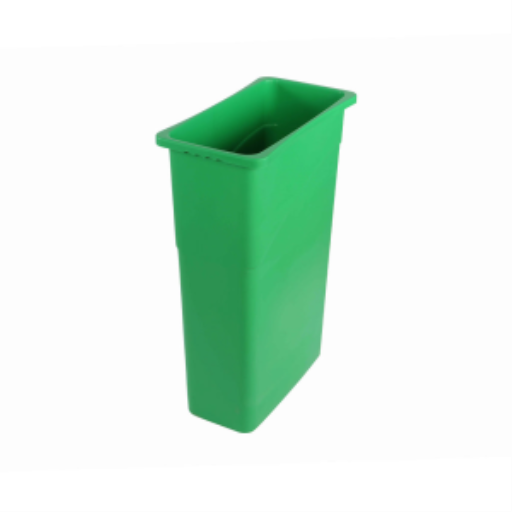 Slim Container 23 Gallon Green – Waste | Globe Commercial Products