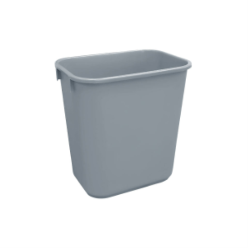 Soft Wastebasket 26L Grey – Waste | Globe Commercial Products