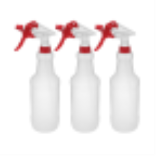Sprayer Set 3 Pack Red - 24oz Bottle with Graduations (Pack of 3) – General Cleaning | Globe Commercial Products