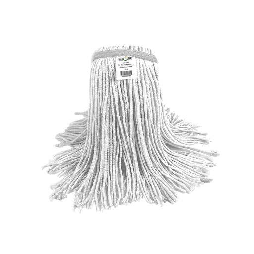 Syn-Pro? Synthetic Wet mop Narrow Band 16oz Cut End White – Floor Cleaning | Globe Commercial Products