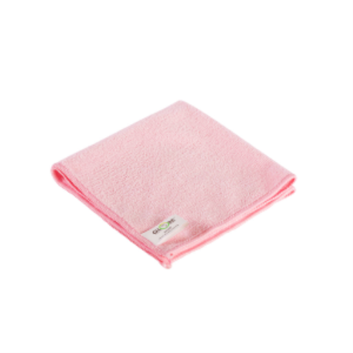 14"x14" Microfiber Cloth 240GSM Pink (Pack of 10) – Microfiber | Globe Commercial Products