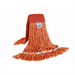 Syn-Pro? Synthetic Looped End Wet Mop Wide Band Orange 20oz – Floor Cleaning | Globe Commercial Products