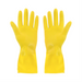Rubber Gloves Flocklined Yellow Medium Extended Cuff - (12 pair) – Gloves | Globe Commercial Products
