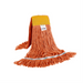 Syn-Pro? Synthetic Looped End Wet Mop Wide Band Orange 24oz – Floor Cleaning | Globe Commercial Products