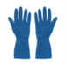 Rubber Gloves Silverlined Powder Blue Large Extended Cuff- (12 pairs) – Gloves | Globe Commercial Products