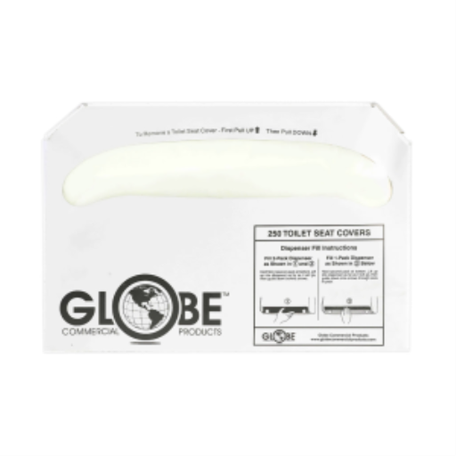 Toilet Seat Covers 250 per box – Washroom Care | Globe Commercial Products