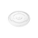 Clear PLA Lids with Hole for PLA Cold Cups - Flat fits 12 to 20oz cups, Pack of 50 – Food Service | Globe Commercial Products