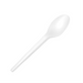 Compostable Spoons, 6.25"H, White, CPLA, 100 per pack – Food Service | Globe Commercial Products
