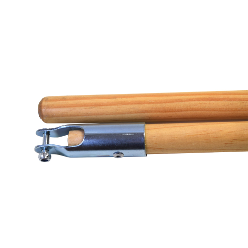 Breakaway Dust Mop Handle 60" Wood – Floor Cleaning | Globe Commercial Products
