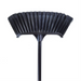 14" Spartan Premium Curved Magnetic Broom w/ 48" Metal Handle – Floor Cleaning | Globe Commercial Products