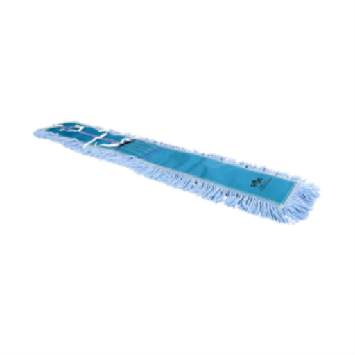 Pro-Stat? Dust mop head 48" x 5" Blue Tie-On – Floor Cleaning | Globe Commercial Products