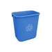 Soft Wastebasket 26L Blue Recycling – Waste | Globe Commercial Products