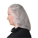 Bouffant Cap/Hairnet White Poly 24" (Pack of 100) – PPE | Globe Commercial Products