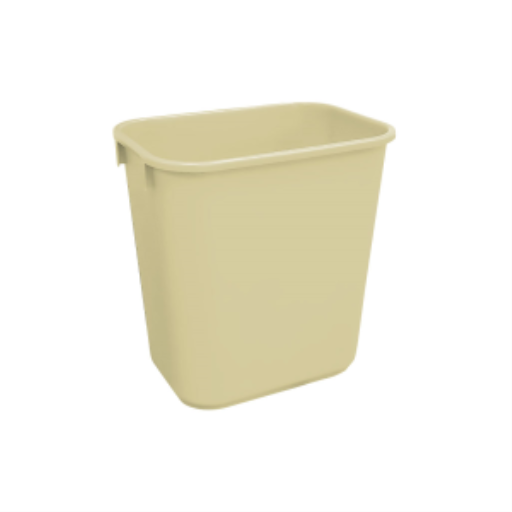 Soft Wastebasket 26L Beige – Waste | Globe Commercial Products