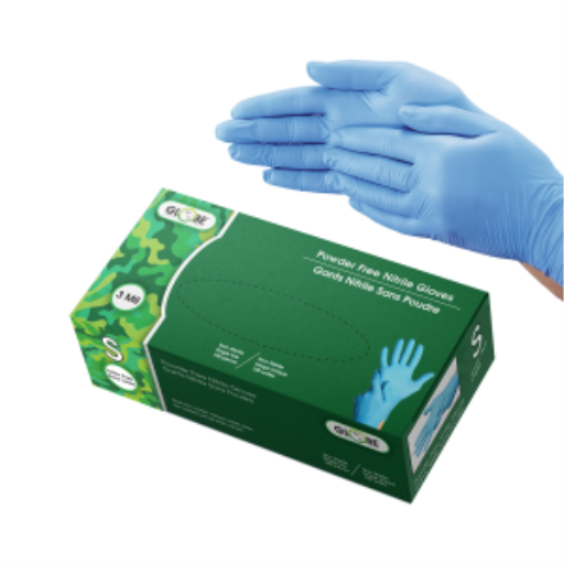 Nitrile Gloves Powder Free 3mil Sky Blue - Small (Box of 100) – Gloves | Globe Commercial Products
