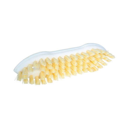 9" Pointed Scrub Brush Poly Bristle Plastic Block – General Cleaning | Globe Commercial Products