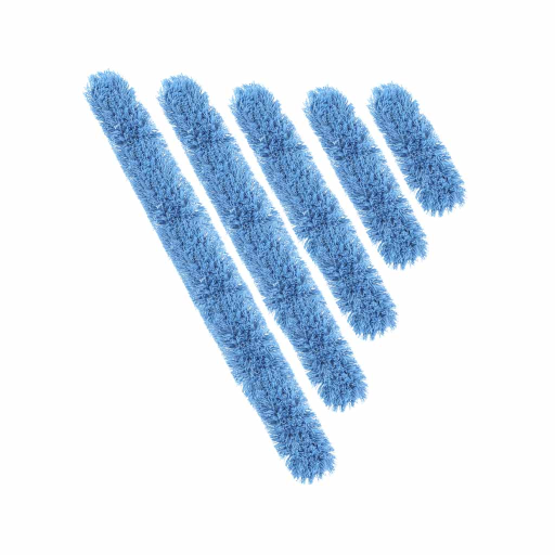 Q-Stat?Electrostatic Dust Mop 48"x5" Blue Tie-On – Floor Cleaning | Globe Commercial Products