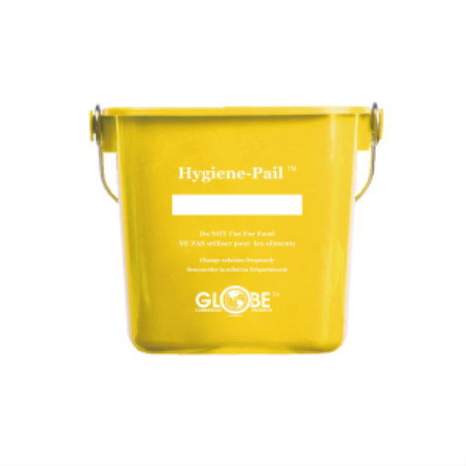 3Qt Sanitizing Pail - Yellow – General Cleaning | Globe Commercial Products