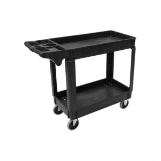 HD Lipped Utility Cart Medium 550lbs CaEAity - 40.7"l x 16.9"w x 33.5"h – Material Handling | Globe Commercial Products