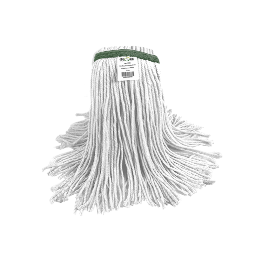 Syn-Pro? Synthetic Wet mop Narrow Band 32oz Cut End White Bagged – Floor Cleaning | Globe Commercial Products