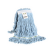 Syn-Pro? Synthetic Looped End Wet Mop Narrow Band Blue 12oz Bagged – Floor Cleaning | Globe Commercial Products