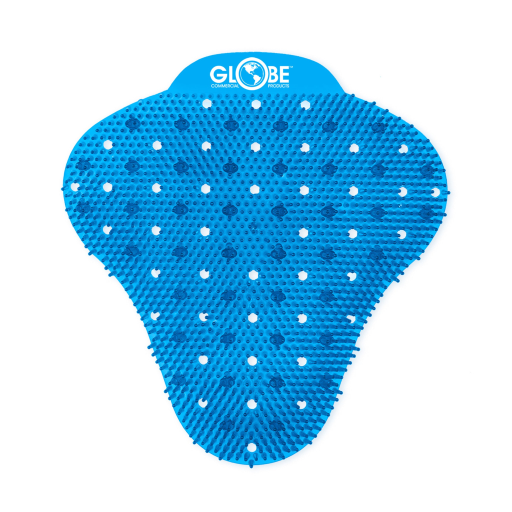 Aqu?s Heavy-Duty Anti-Splash Urinal Screens ? Blue Fresh (pack of 2) – Washroom Care | Globe Commercial Products