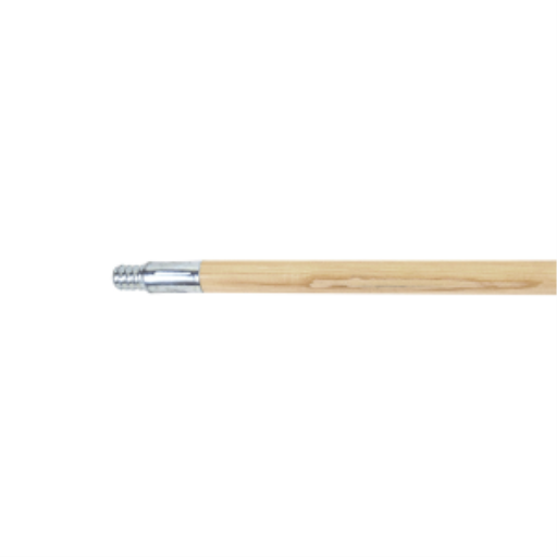 15/16" x 54" Threaded Metal-Tip Lacq Wood Handle – Floor Cleaning | Globe Commercial Products