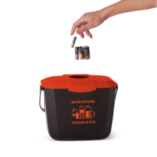 Battery Collection Bin 2 Gallon – Waste | Globe Commercial Products
