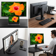 SHARP/NEC E271N-BK 27" Narrow Bezel Desktop Monitor with IPS Panel and Integrated Speakers