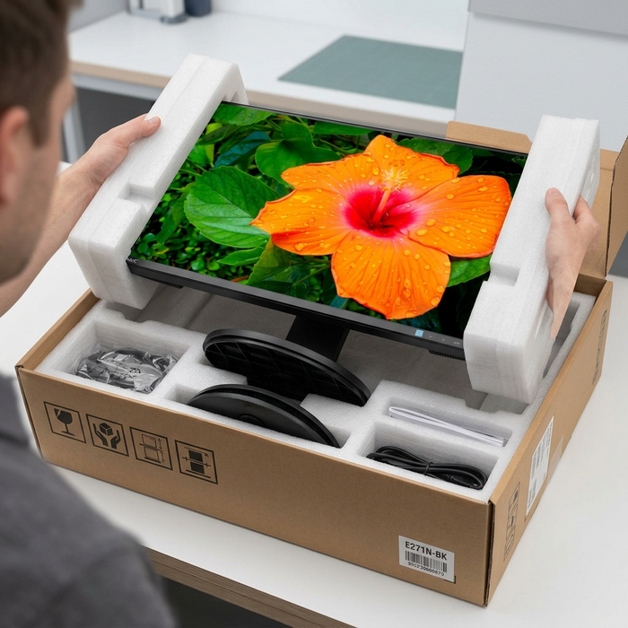 SHARP/NEC E271N-BK 27" Narrow Bezel Desktop Monitor with IPS Panel and Integrated Speakers – Desktop Monitor | SHARP Canada