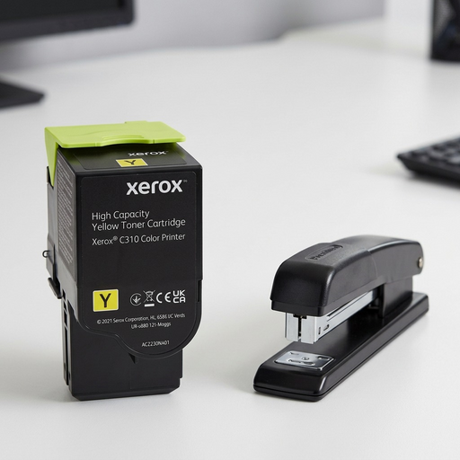 006R04367 Genuine Xerox Yellow High Capactiy Toner Cartridge, Xerox C310 & C315 Color Printer – Laser | Xerox