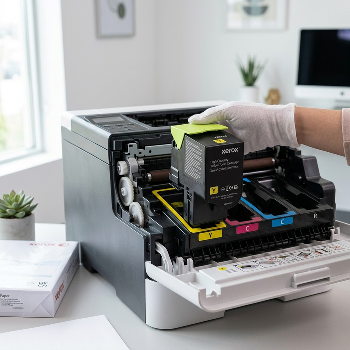 006R04367 Genuine Xerox Yellow High Capactiy Toner Cartridge, Xerox C310 & C315 Color Printer – Laser | Xerox