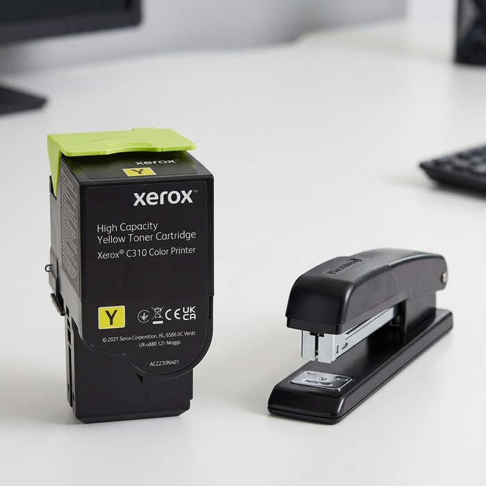 006R04367 Genuine Xerox Yellow High Capactiy Toner Cartridge, Xerox C310 & C315 Color Printer – Laser | Xerox