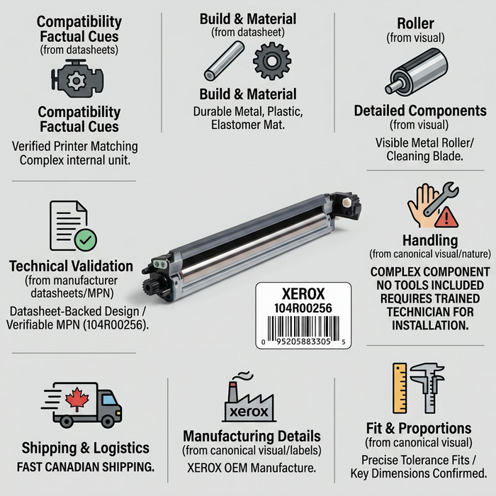 104R00256 Transfer Belt Cleaner – Laser | Xerox