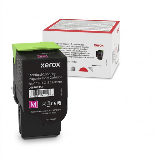 006R04358 Genuine Xerox Magenta Standard Capacity Toner Cartridge, Xerox C310 & C315 Color Printer – Laser | Xerox