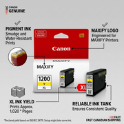 PGI-1200XL Yellow Pigment Ink Tank SKU 9198B001 – Inkjets | Canon