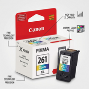 3724C001 CL-261XL Ink Cartridge – Inkjets | Canon