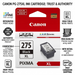PG-275XL INK CARTRIDGE SKU 4981C001 – Inkjets | Canon