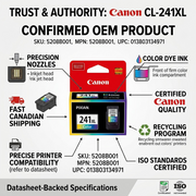 CL-241XL Colour Ink Cartridge SKU 5208B001 – Inkjets | Canon