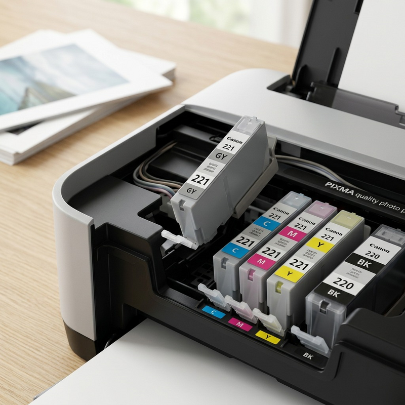Canon CLI-221 Grey Ink tank – Inkjets | Canon
