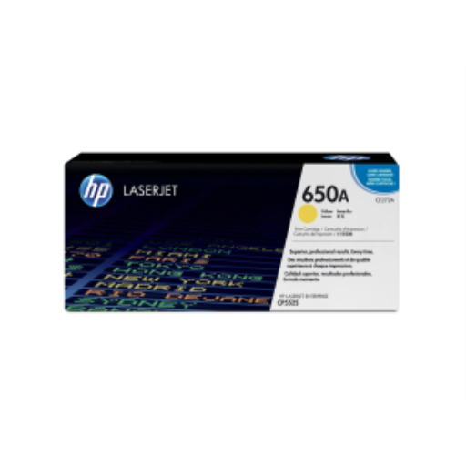 HP 650A (CE272A) Yellow Original LaserJet Toner Cartridge