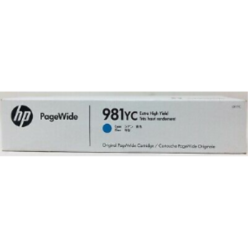 L0R17YC CONTRACT HP #981YC CYAN PAGEWIDE CARTRIDGE – Inkjets | HP Canada