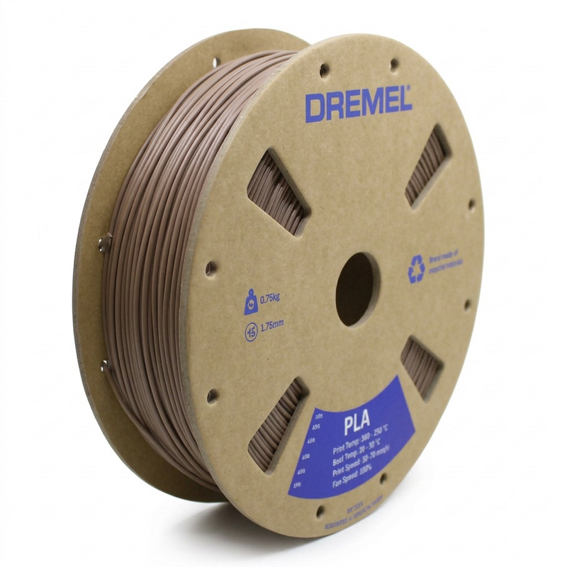 3D PLA Filament Spool, 1.75mm Diameter, Matte Brown 0.75kg – 3D Filament | 3PI Tech Solutions, Inc
