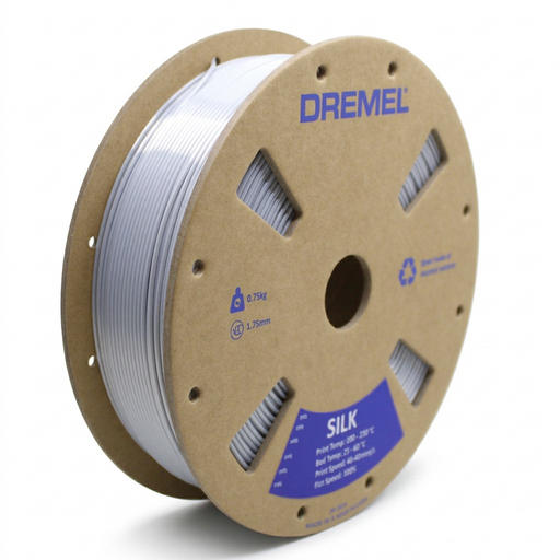 3D Silk PLA Filament Spool, 1.75mm Diameter, Silver 0.75kg – 3D Filament | 3PI Tech Solutions, Inc