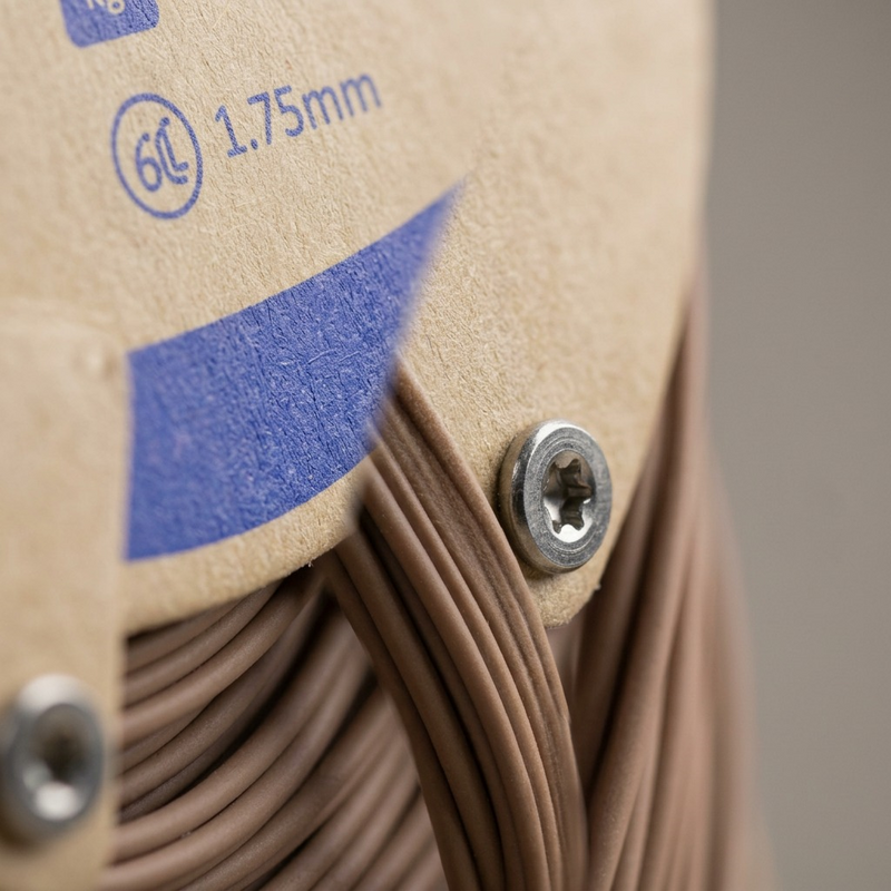 3D PLA Filament Spool, 1.75mm Diameter, Matte Brown 0.75kg – 3D Filament | 3PI Tech Solutions, Inc