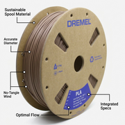 3D PLA Filament Spool, 1.75mm Diameter, Matte Brown 0.75kg – 3D Filament | 3PI Tech Solutions, Inc