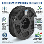 3D ECO-ABS Filament Spool, 1.75mm Diameter, 0.75kg – 3D Filament | 3PI Tech Solutions, Inc