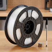 3D PETG Filament Spool – Translucent, 1.75 mm, 0.75 kg