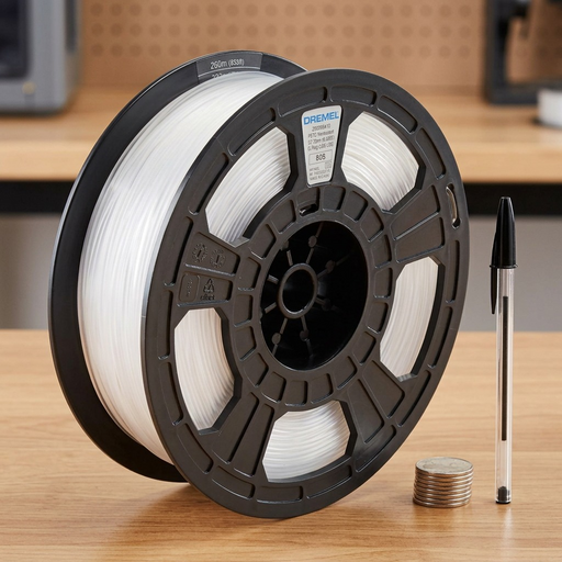 3D PETG Filament Spool, 1.75mm Diameter, Translucent 0.75kg – 3D Filament | 3PI Tech Solutions, Inc